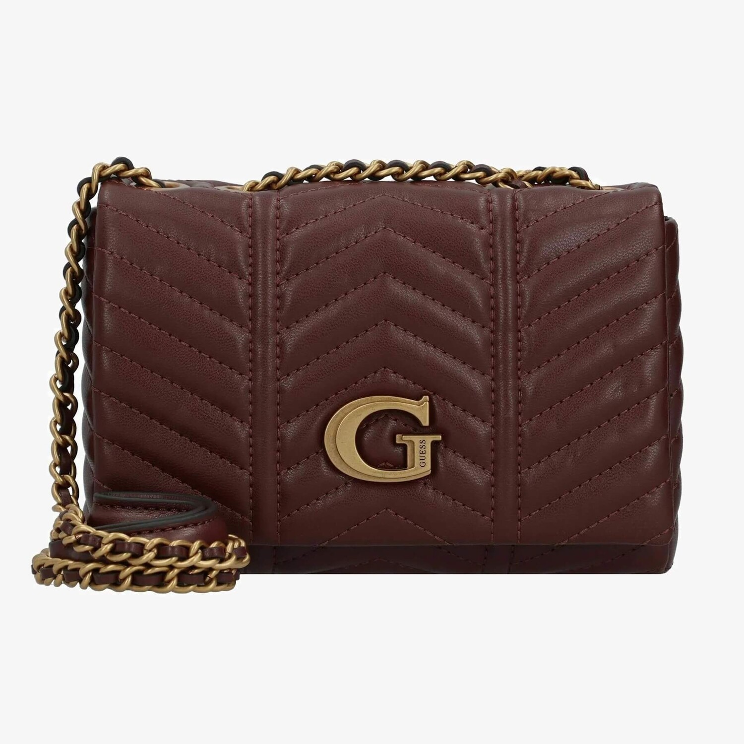 

Сумка Guess Lovide, красно-коричневый