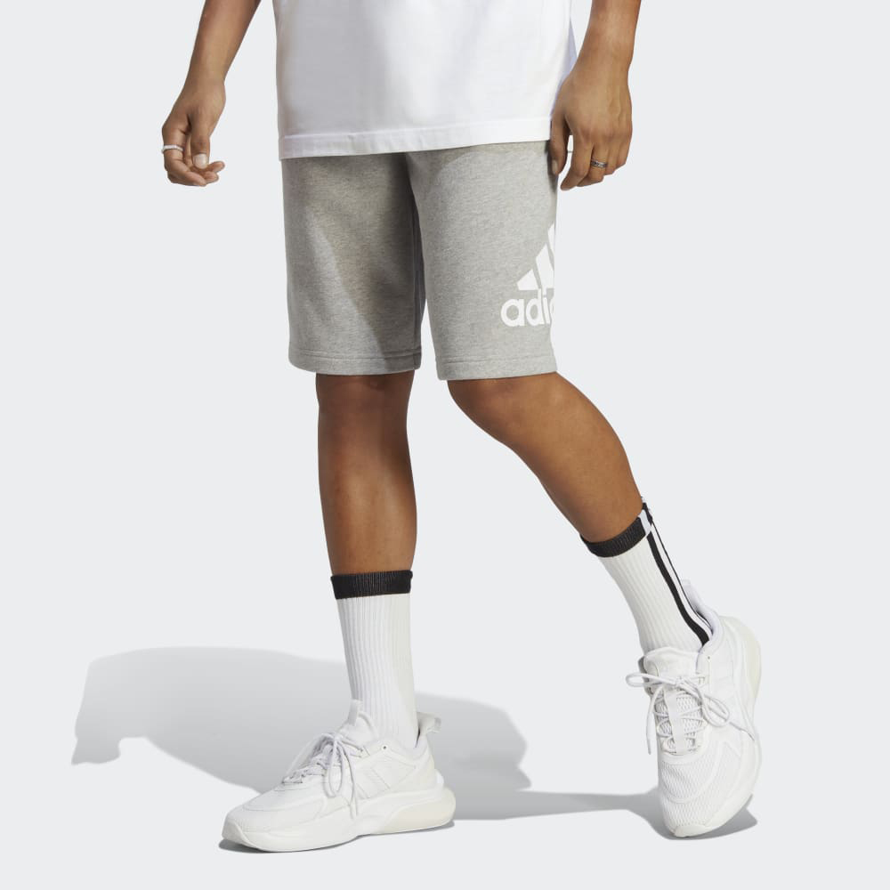Шорты Adidas Essentials Big Logo French Terry Shorts, Серый