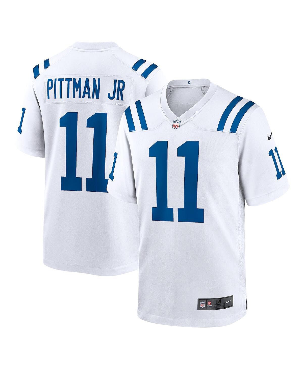 Мужская майка michael pittman jr. white indianapolis colts game jersey Nike, белый youth s stitch indianapolis american football jersey taylor nelson leonard manning pittman hilton rivers customized fans jerseys