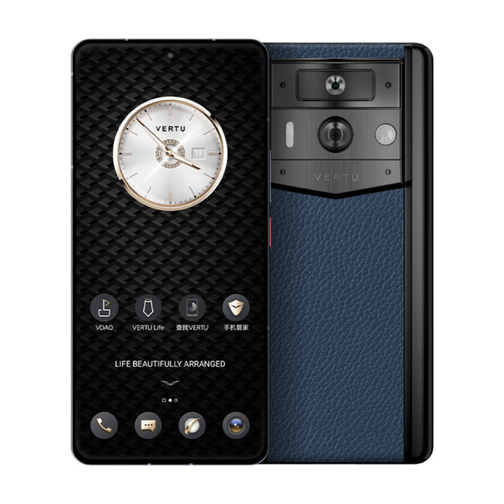 

Смартфон Vertu Metavertu 2 Calfskin, 12 ГБ/1 ТБ, 2 Nano-SIM, черный/синий