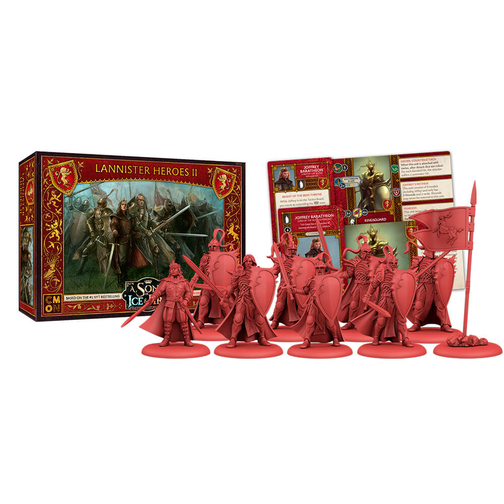 Дополнительный набор к CMON A Song of Ice and Fire Tabletop Miniatures Game, Lannister Heroes Set II dungeons 2 a song of sand and fire дополнение [pc цифровая версия] цифровая версия