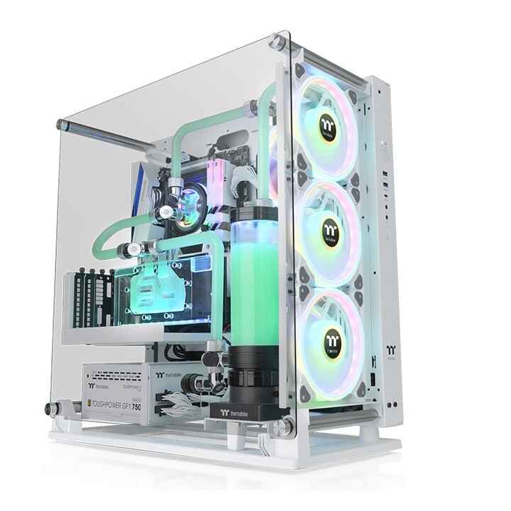 

Корпус Thermaltake Core P3 TG Pro, Mid Tower, белый