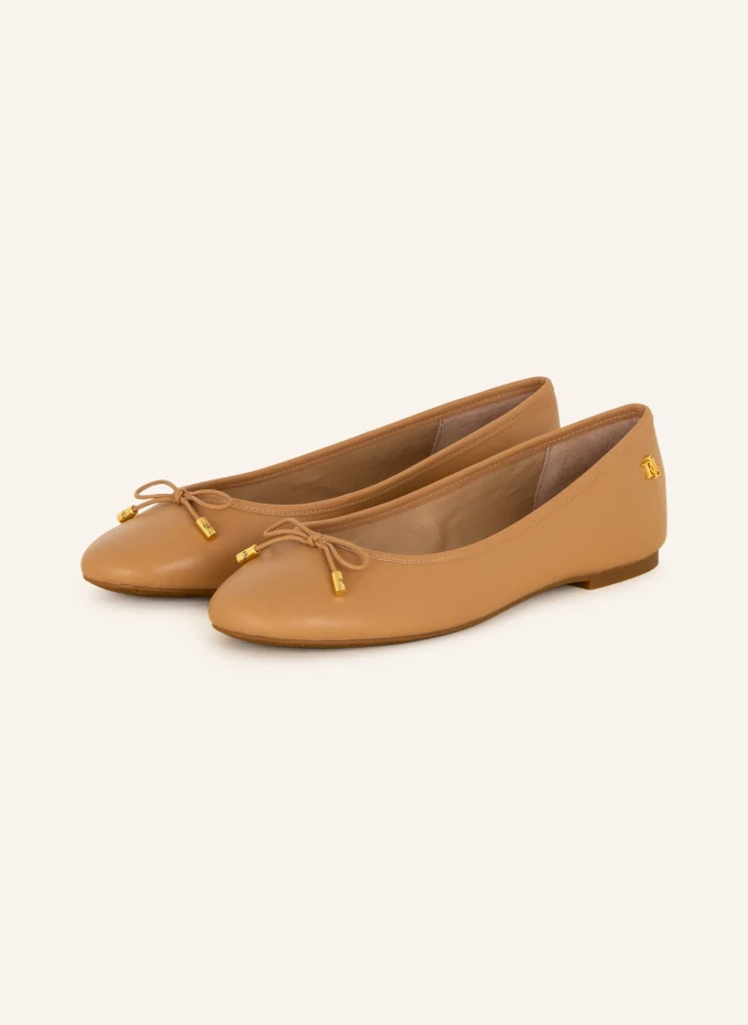 

Балетки jayna Lauren Ralph Lauren, коричневый