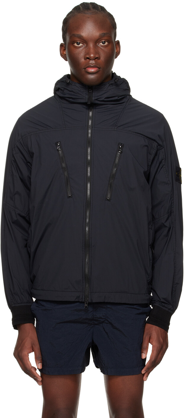 

Черная компактная куртка Stone Island