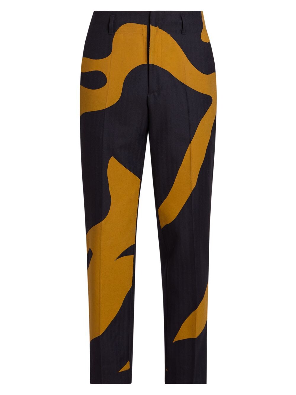 

Паоло Шерстяные Брюки Dries Van Noten, нави, Черный