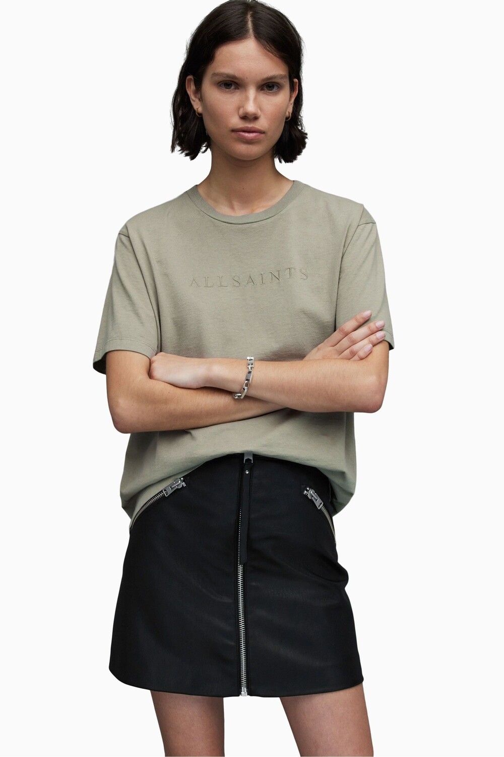 

Зеленая футболка AllSaints Pippa All Saints, зеленый