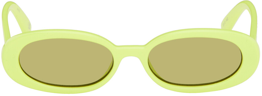 

Желтые солнцезащитные очки Outta Love Le Specs