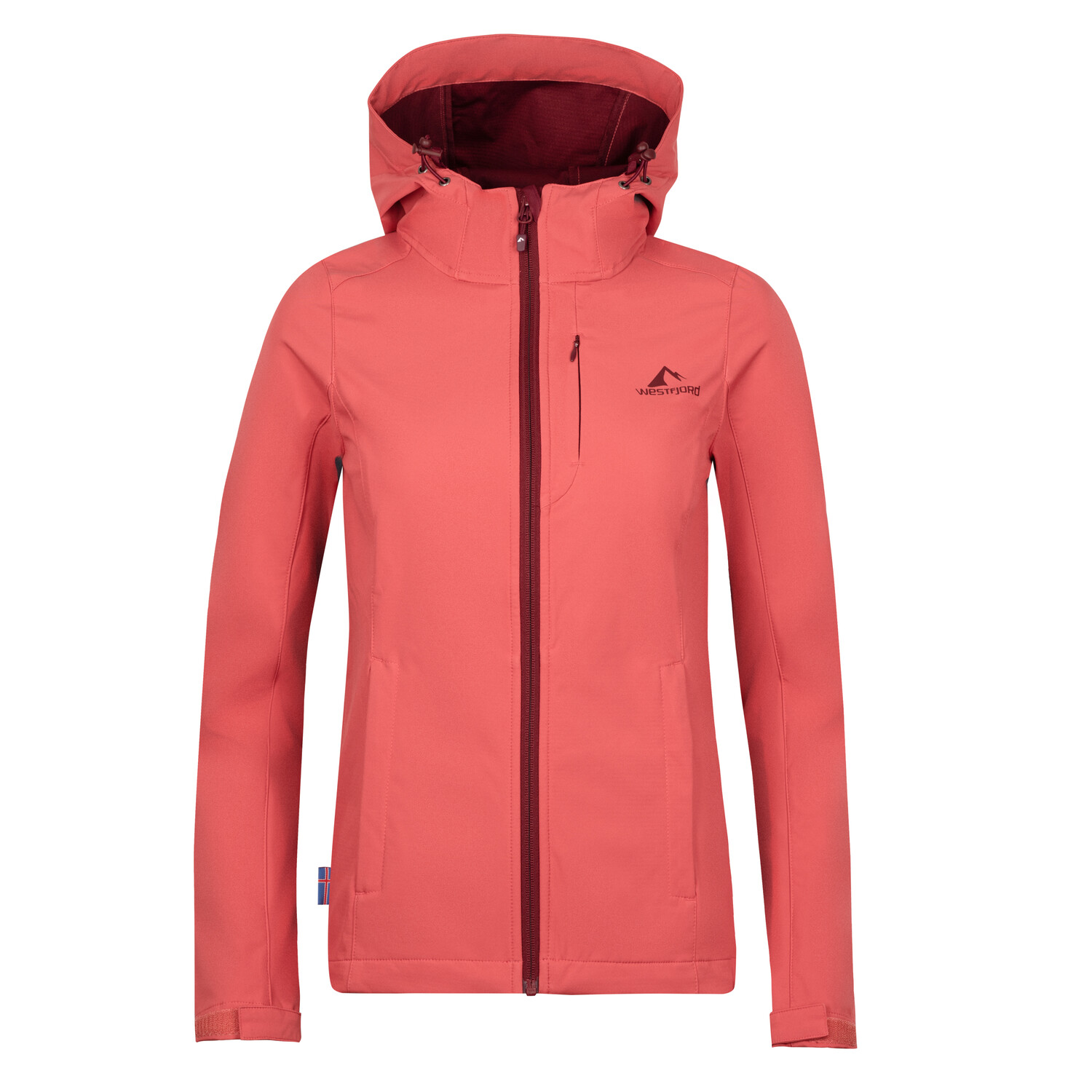 

Куртка софтшелл Westfjord Jacke Skogar, цвет Mineralrot