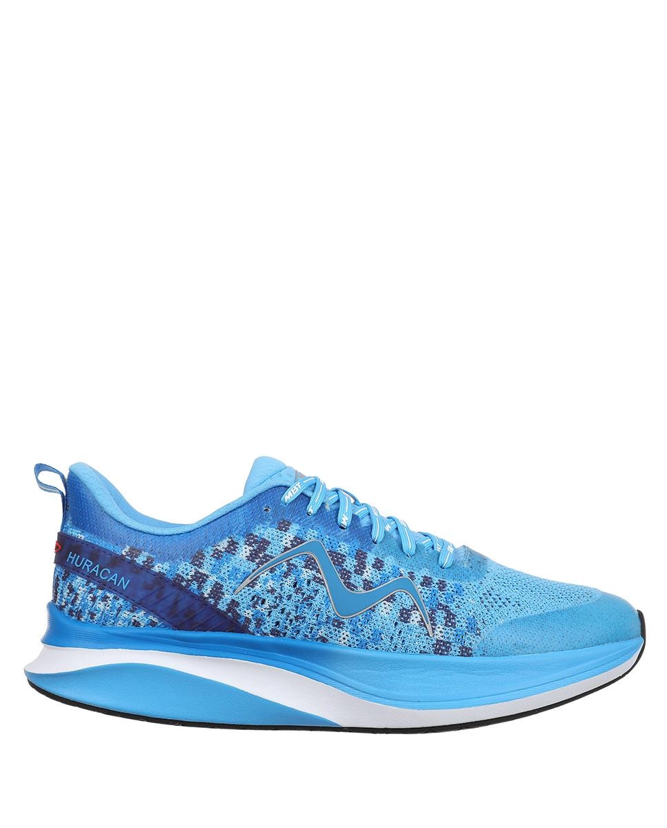 цена Женская спортивная обувь со светоотражающим логотипом синего цвета Mbt, синий