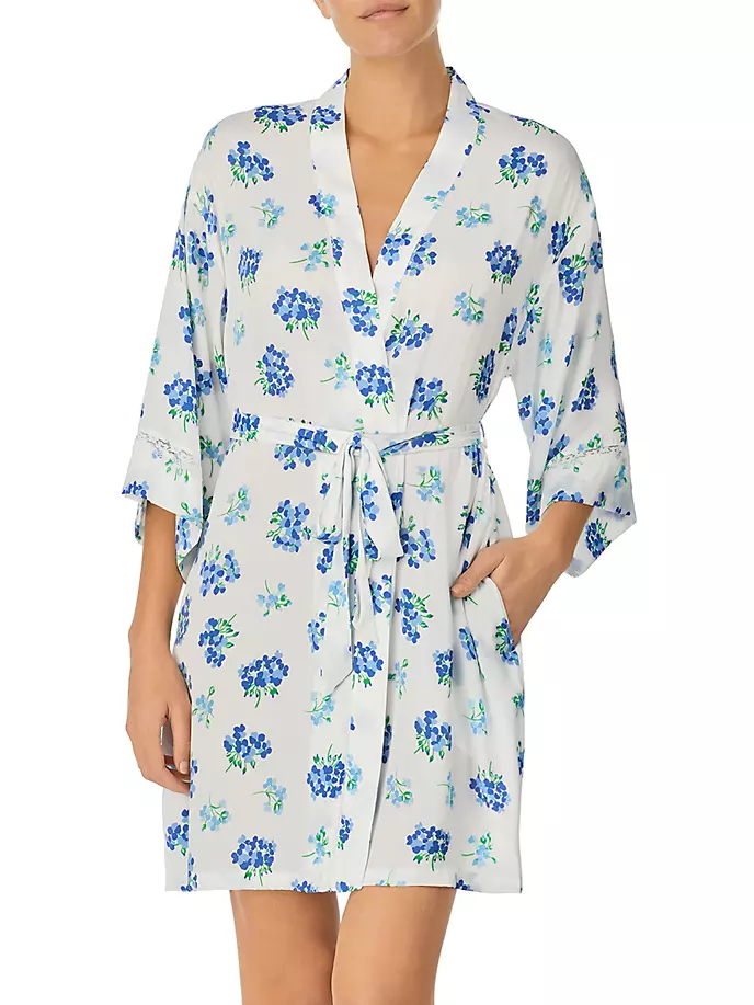 

Халат с поясом и цветочным принтом Kate Spade New York, цвет bridal bouquet