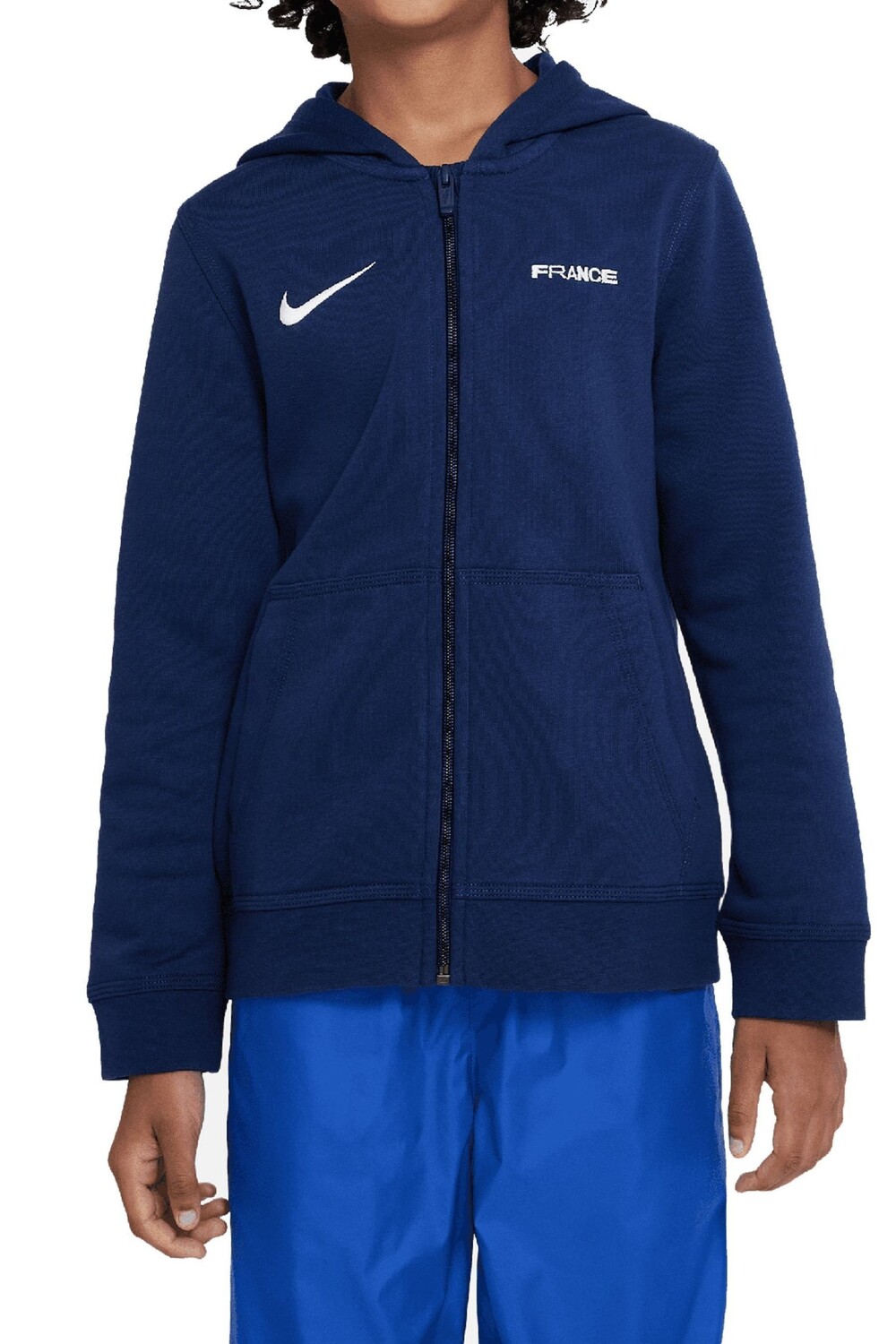 

Худи France Club на молнии Nike, синий