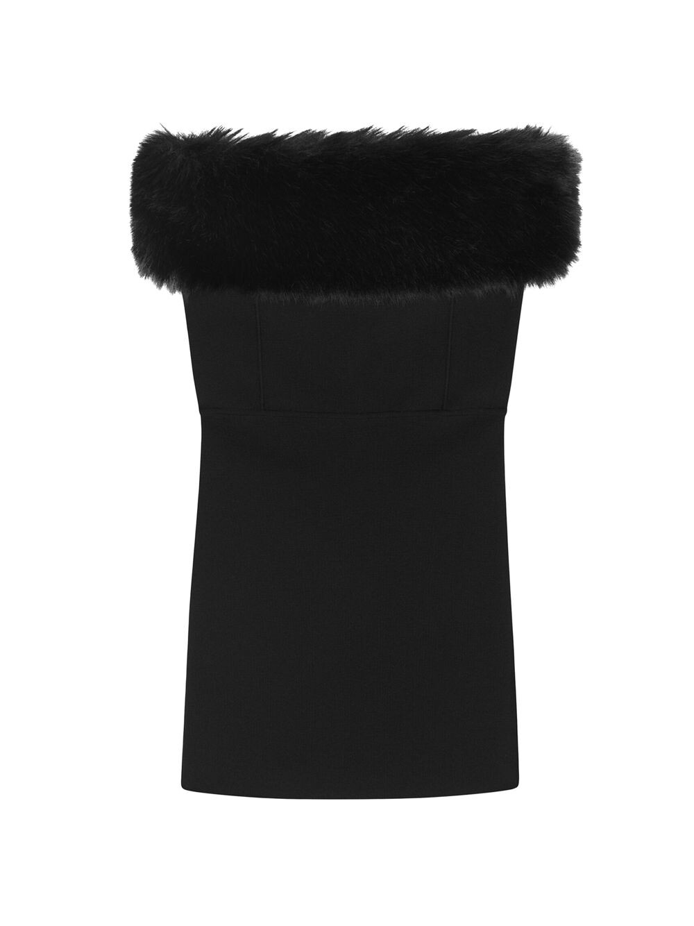

Шерстяное платье без бретелек Saint Laurent