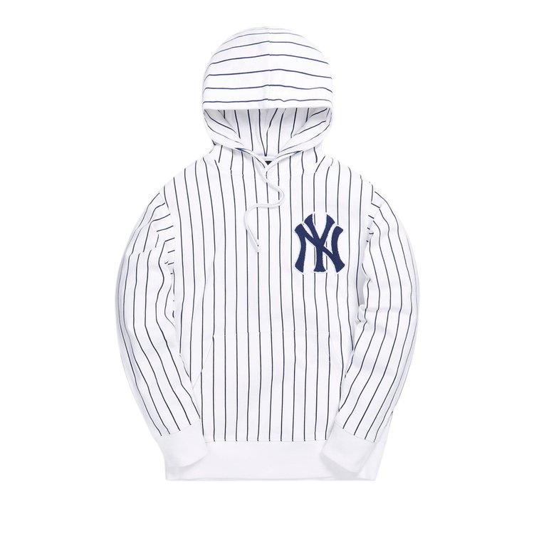 Худи Kith For Major League Baseball New York Yankees Striped Hoodie 'White', белый - фото