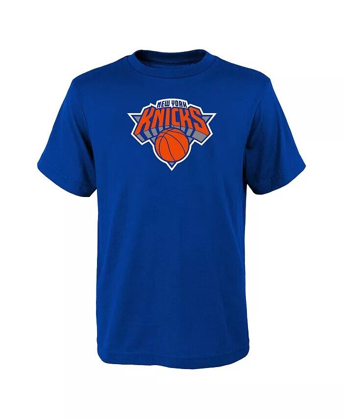 

Футболка с логотипом Royal New York Knicks для мальчиков и девочек Big Boys and Girls Outerstuff, синий