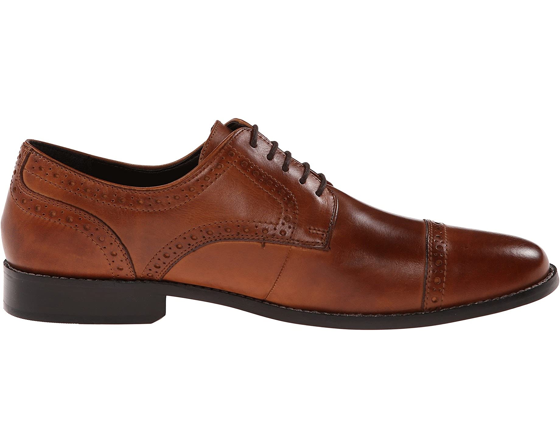 Оксфорды Norcross Cap Toe Dress Casual Oxford Nunn Bush, коньяк - фото