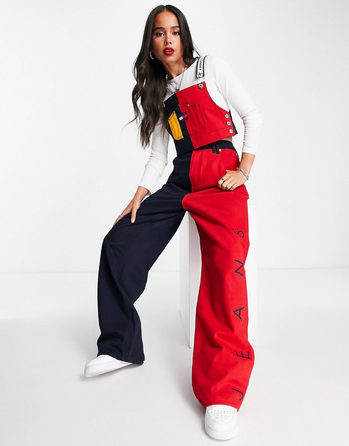 

Джинсы в стиле колор-блок Tommy Jeans x ASOS Exclusive Coord из хлопка Carpenter