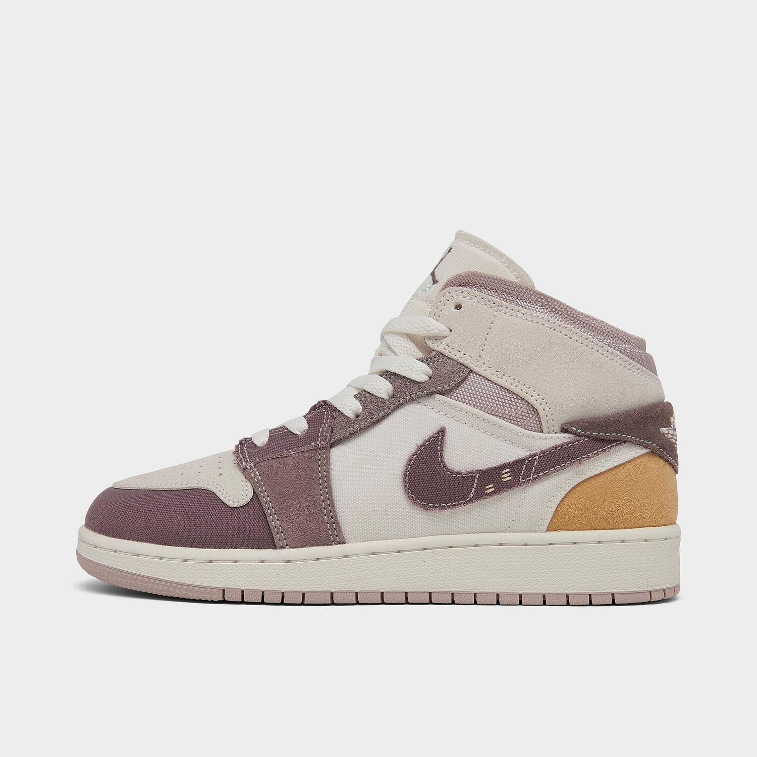 

Повседневная обувь Air Jordan Retro 1 Mid SE Craft для больших детей, бежевый