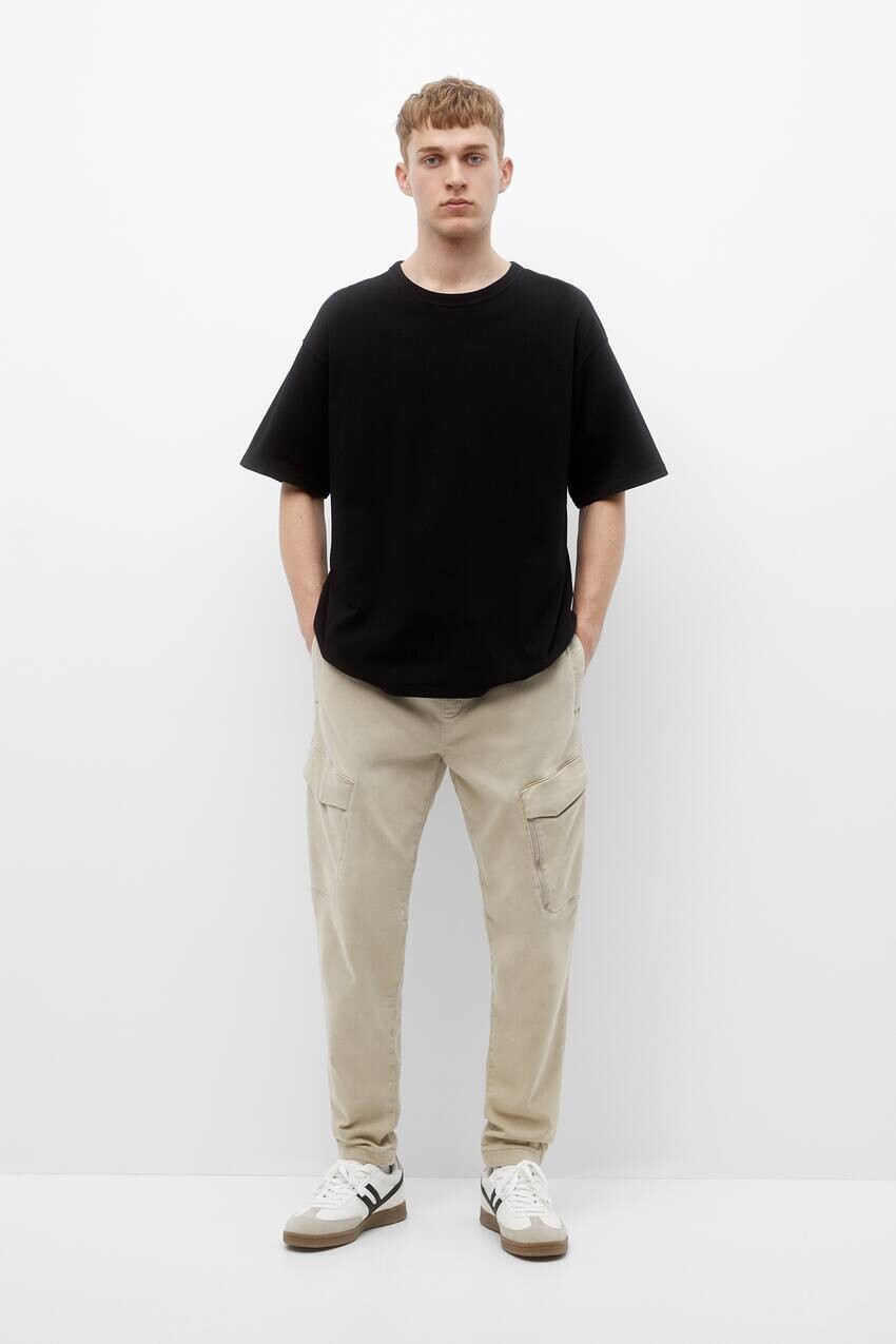 

Джоггеры-карго Pull&Bear, серый
