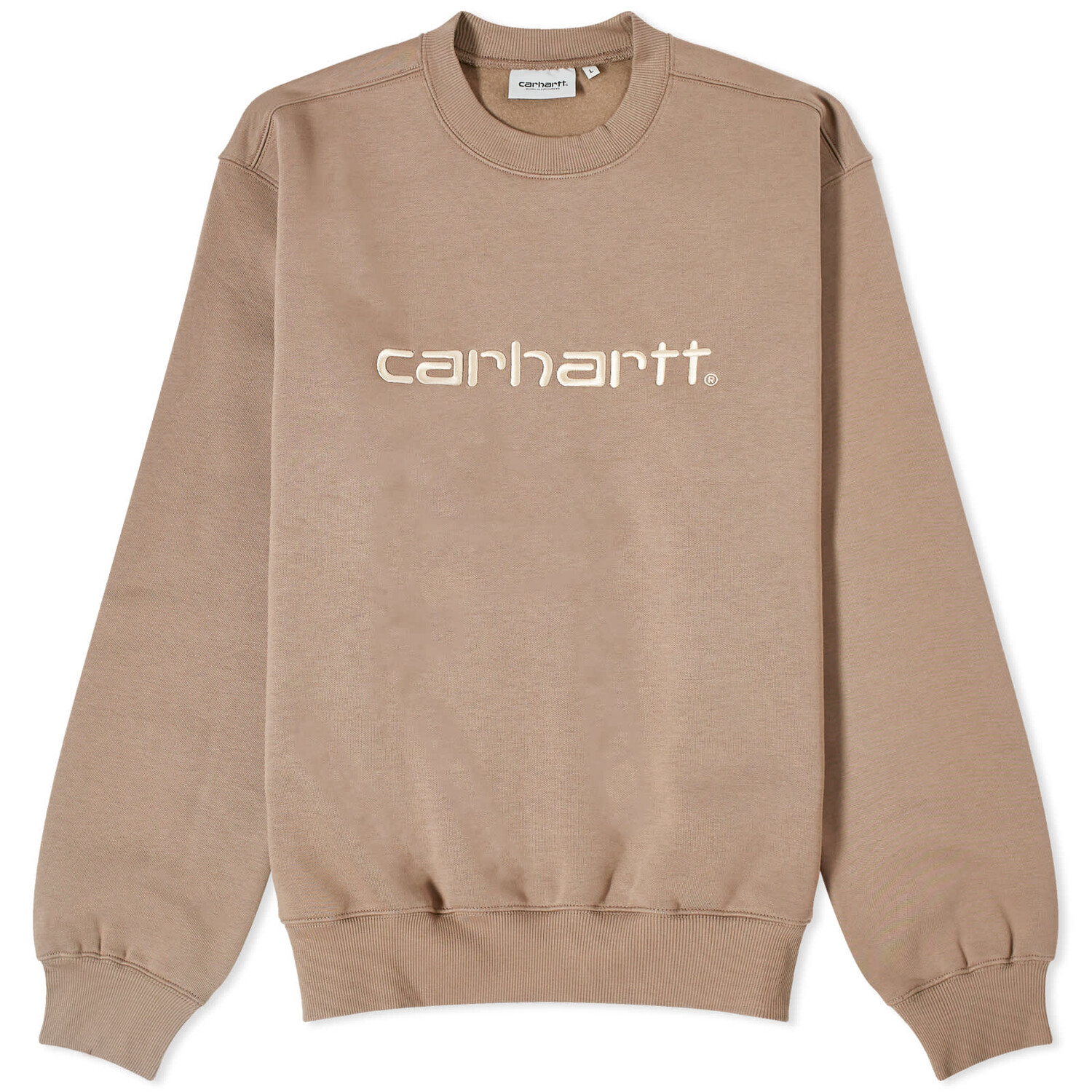 

Свитшот Carhartt Wip Logo Crew, темно-бежевый