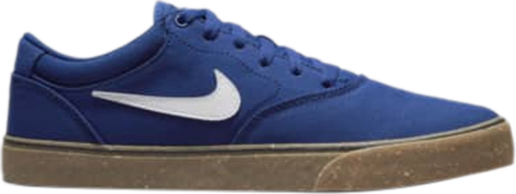Кроссовки Nike Chron 2 Canvas SB 'Deep Royal Blue Gum Light Brown', синий
