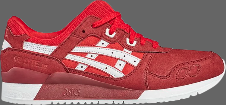 

Кроссовки gel lyte 3 'true red' Asics, красный