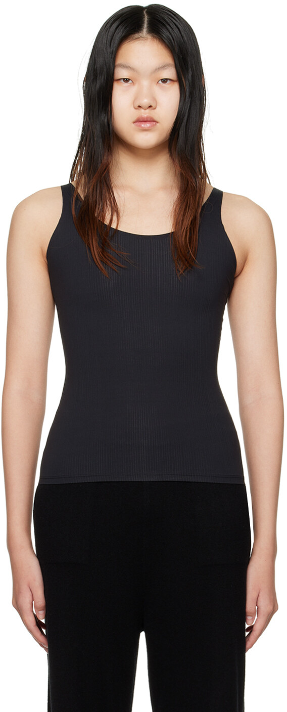 

Черная майка с круглым вырезом Wolford