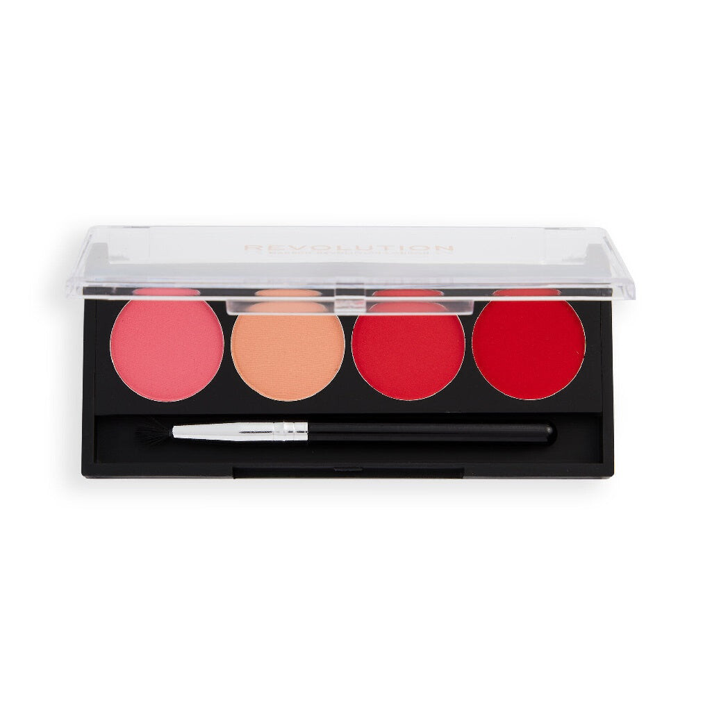 

Makeup Revolution Water Activated Graphic Liner Palettes палетка для подводки глаз с кистью Pretty Pink 5.4г