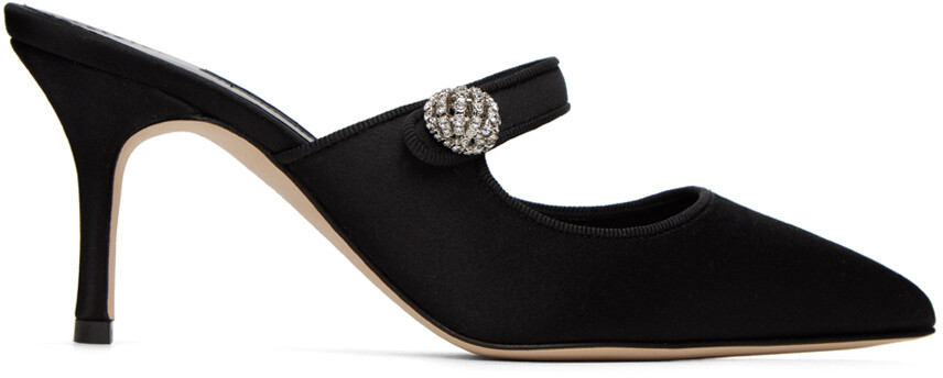 

Черные туфли на каблуке Camparimu Jewel Manolo Blahnik
