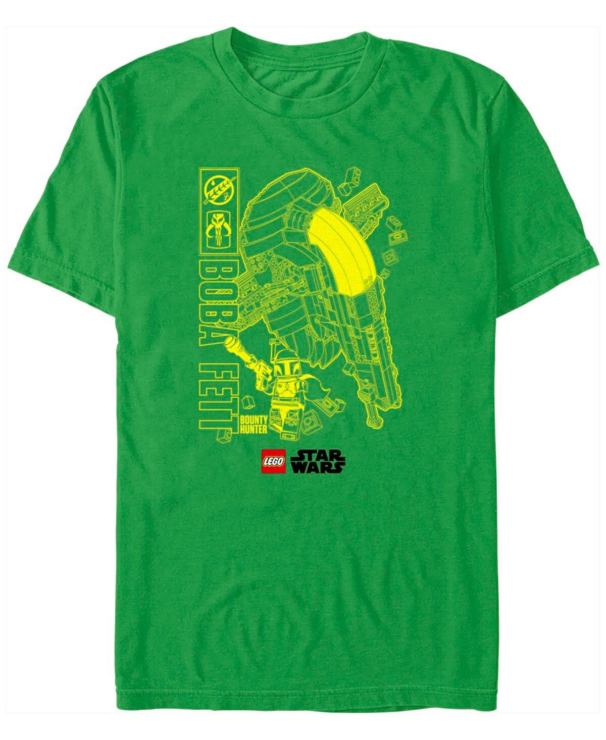 

Мужская футболка с коротким рукавом lego star wars boba fett Fifth Sun