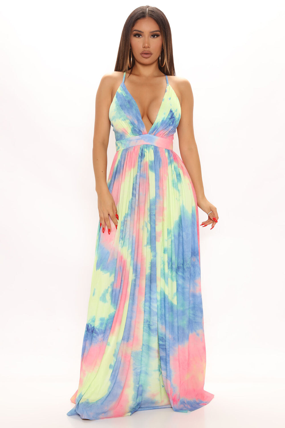

Платье Fashion Nova DM2033, разноцветный