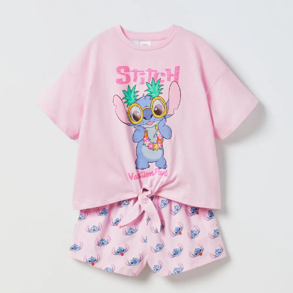 

Комплект Zara Lilo & Stitch Surfer Disney, 2 предмета, лиловый