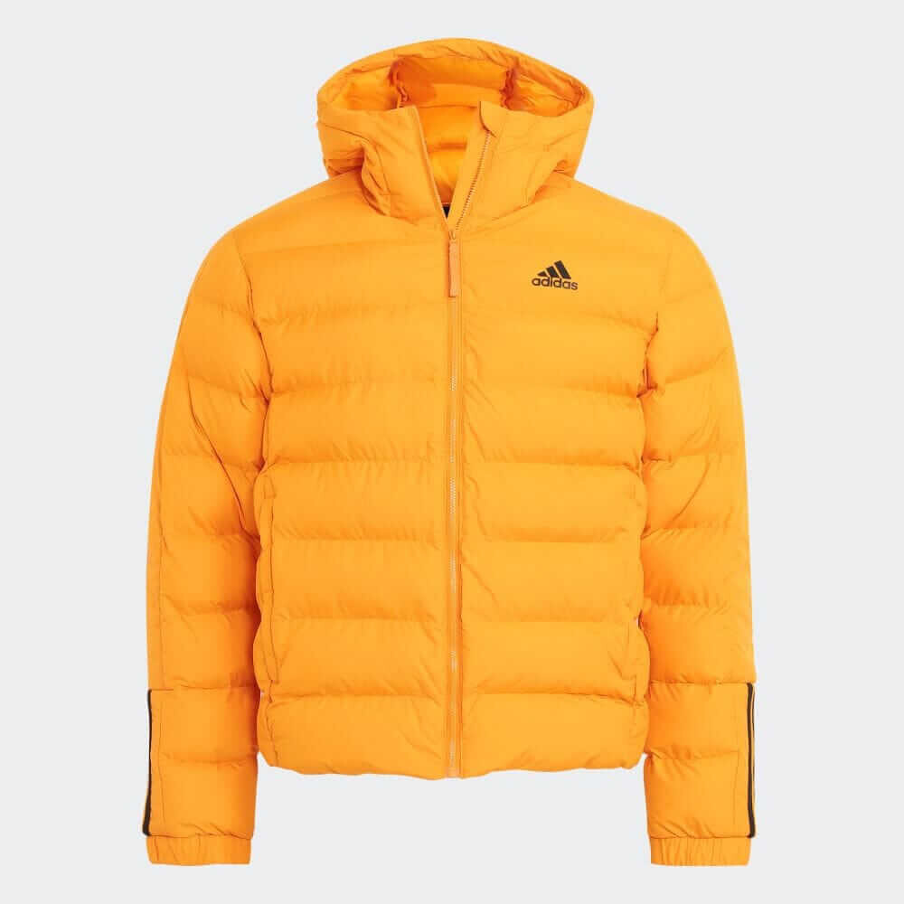 

Пуховик Adidas Itavic Three Stripes, оранжевый
