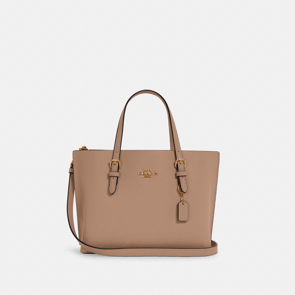 

Сумка Coach Mollie Tote 25, серо-коричневый