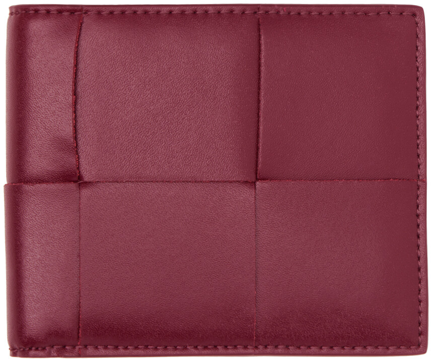 

Бордовый кошелек Bifold Bottega Veneta