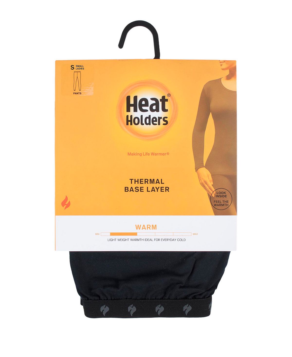 hogan bex black heat Женские теплые брюки с базовым слоем Heat Holders, черный