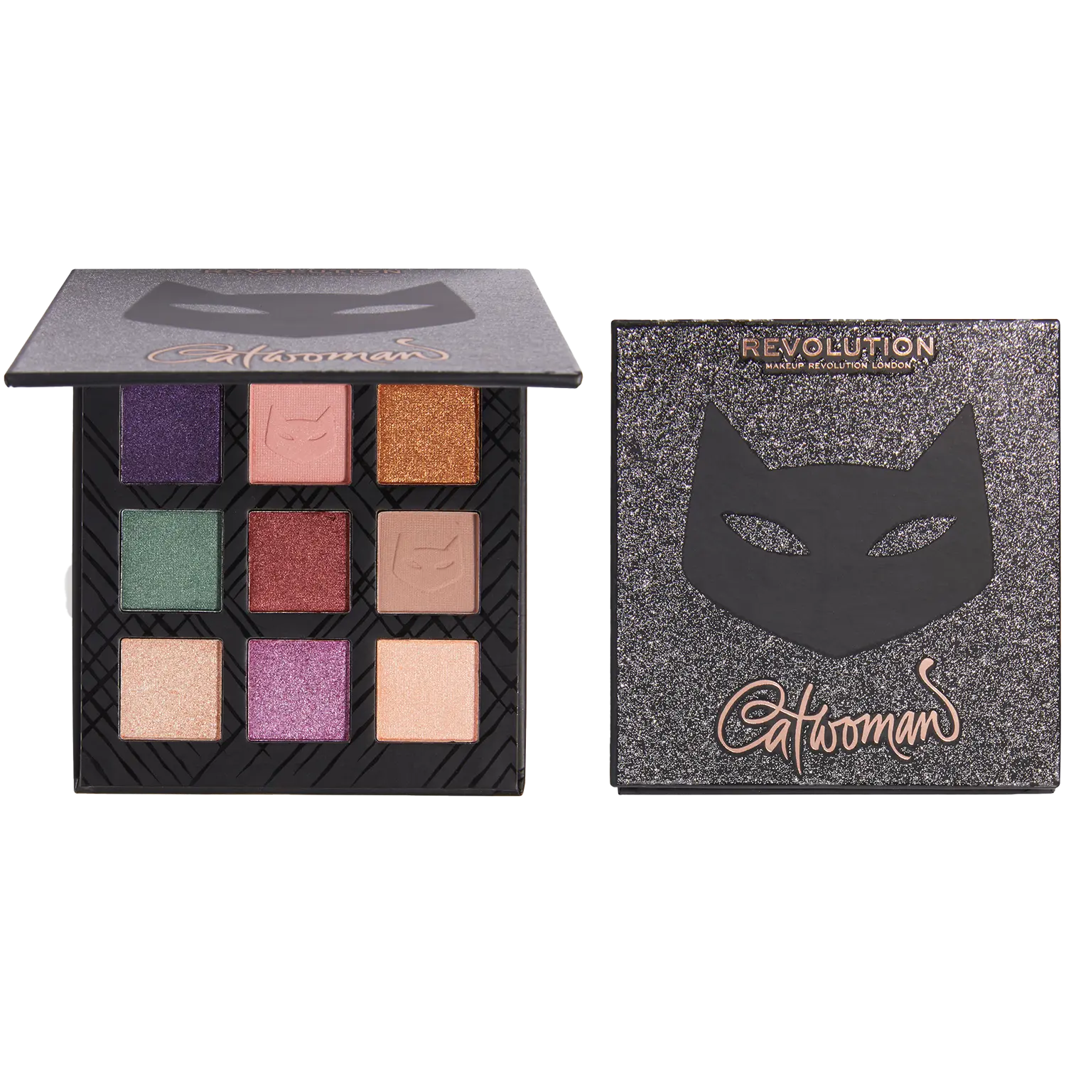 Revolution Makeup X Catwoman Jewel Thief DC Comics палетка теней для век, 9 г палетка теней для век makeup revolution dc x catwoman jewel thief 9 гр