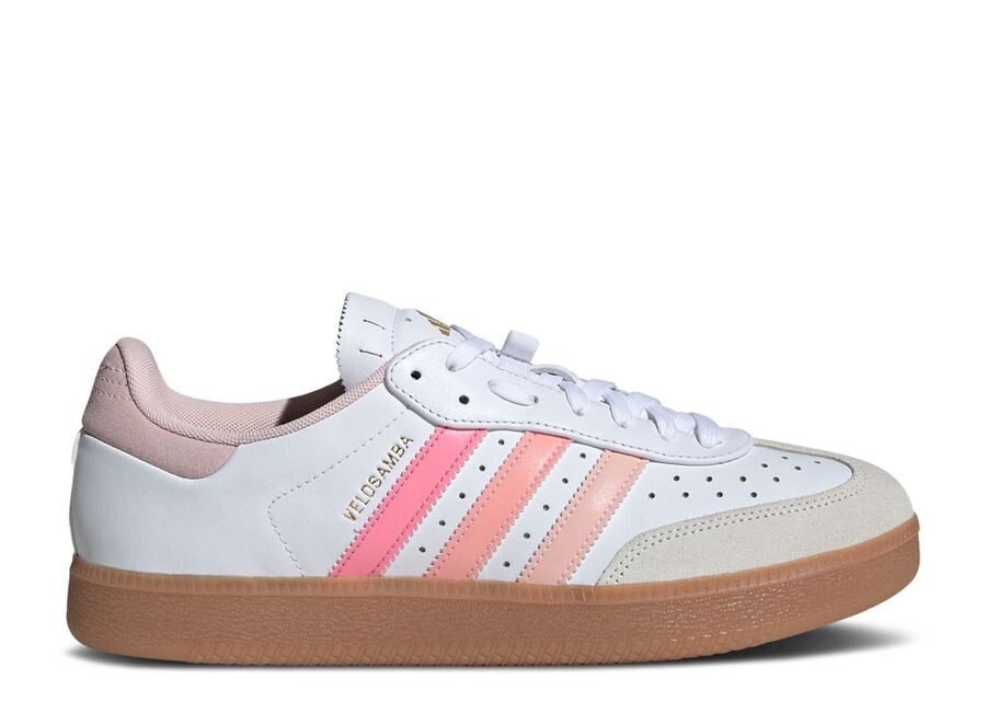 

Кроссовки adidas Velosamba Leather, цвет White Sandy Pink