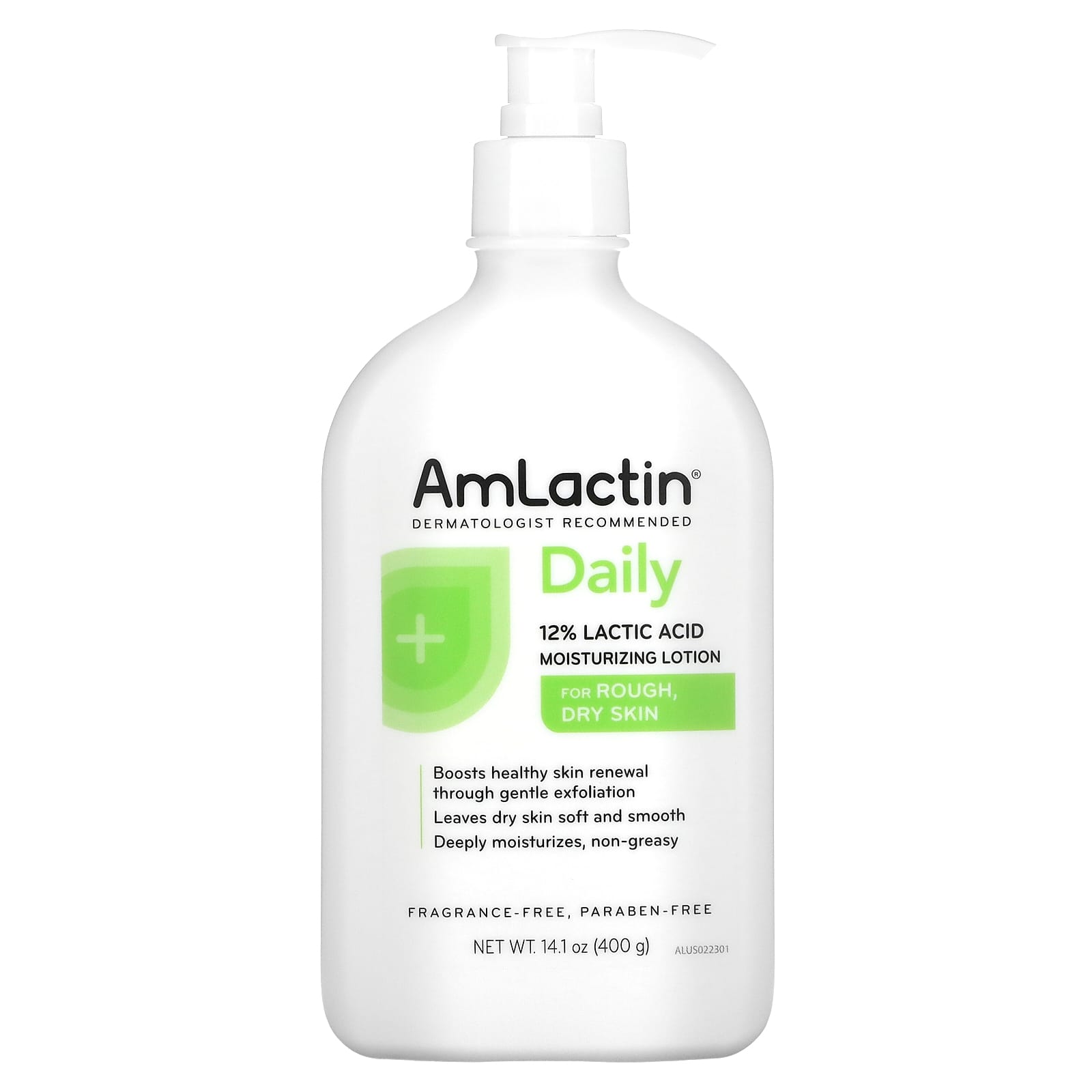Увлажняющий Лосьон Amlactin с 12% молочной кислотой, 400 г amlactin rapid relief восстанавливающий лосьон для кожи без отдушки 400 г 14 1 унции