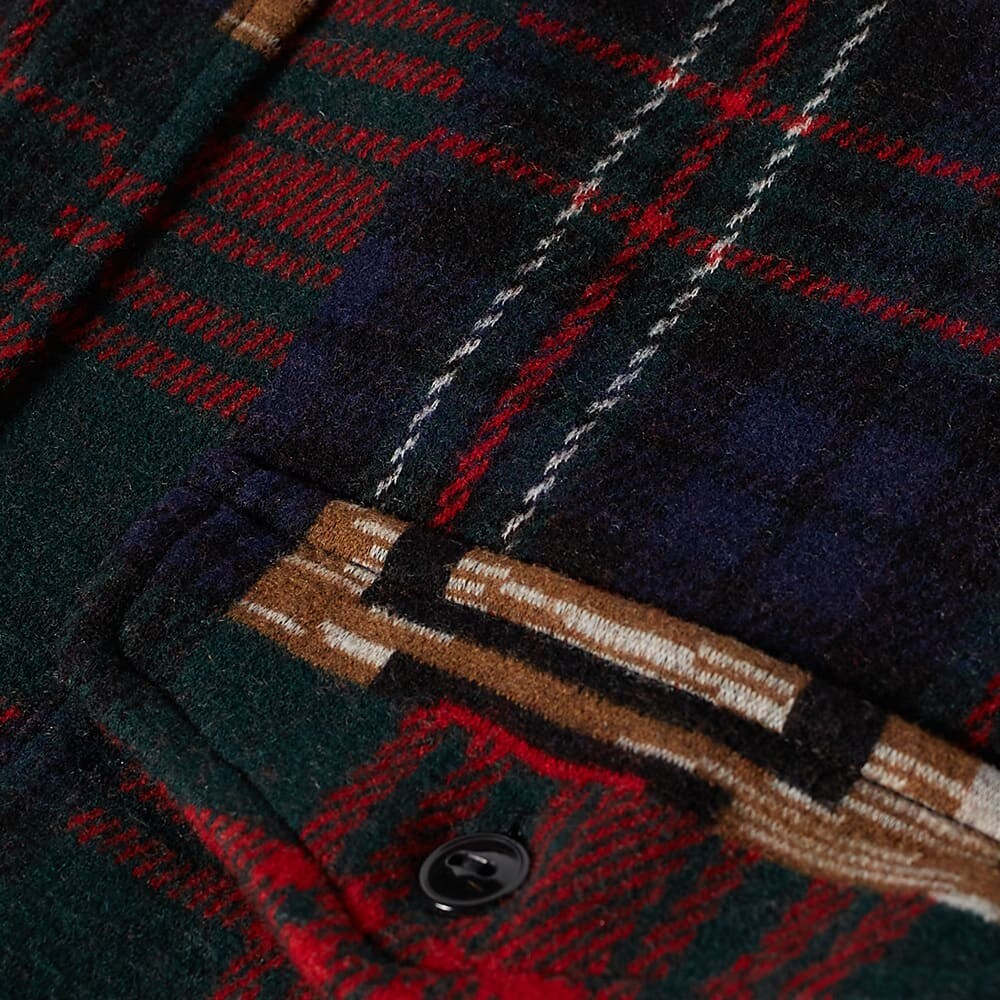 

Рубашка Beams Plus GUIDE-SHT Patchwork Like Jacquard Check Shirt