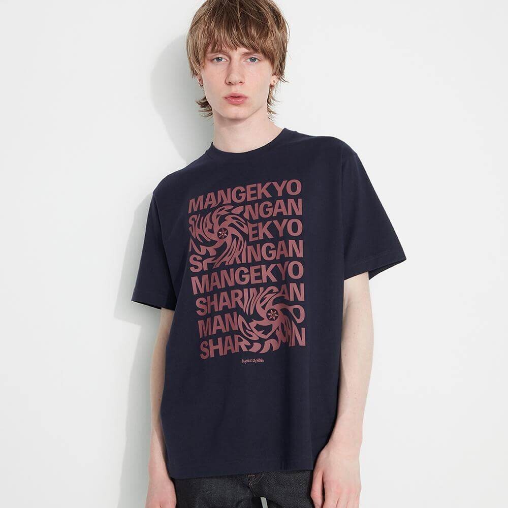 

Футболка Uniqlo UT Naruto Sasuke, темно-синий
