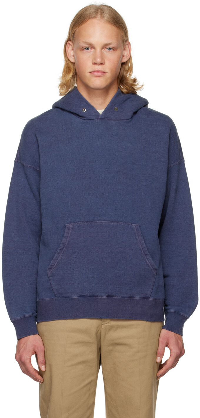 

Худи Jumbo SB темно-синего цвета Visvim, Синий