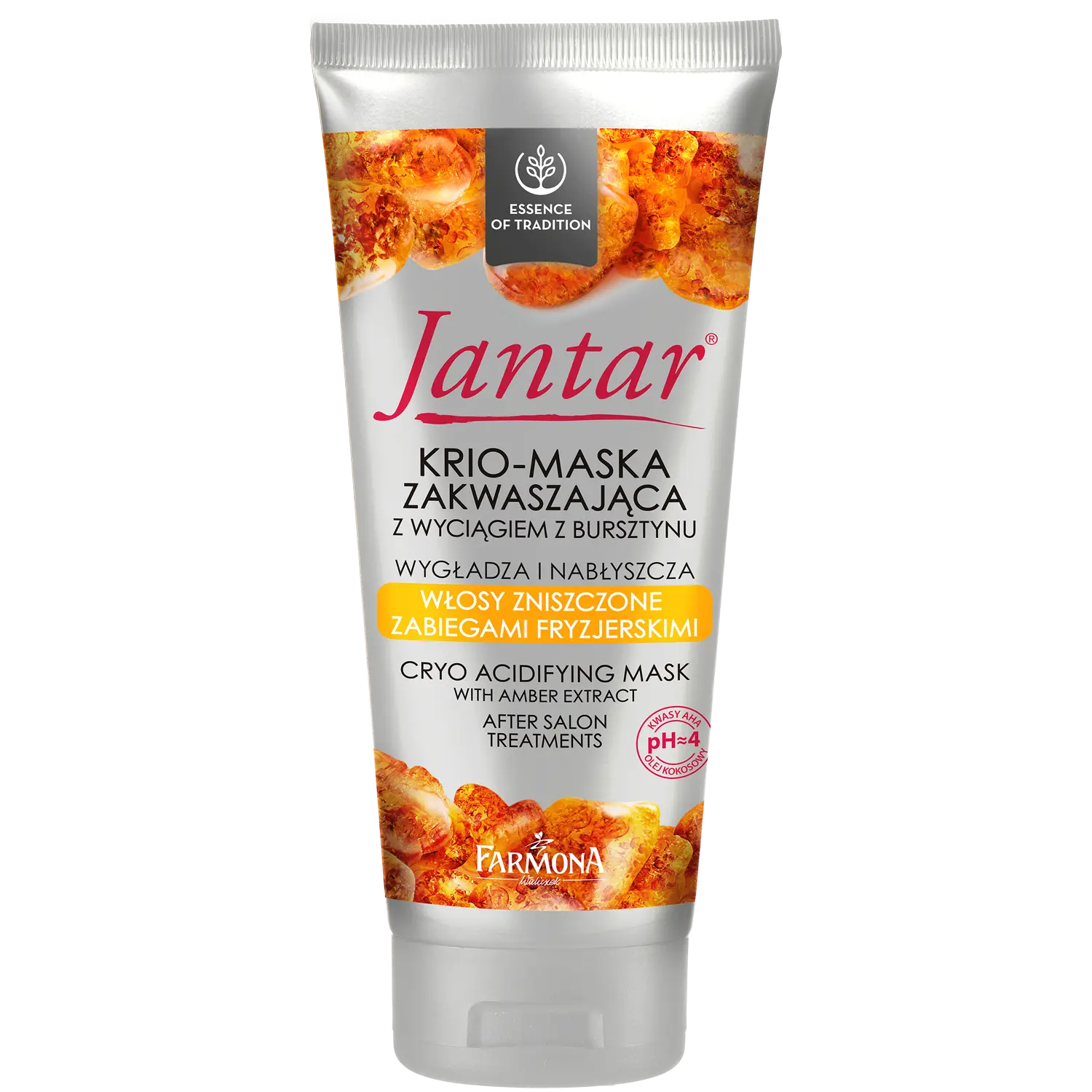 

Jantar окисляющая маска для волос с экстрактом янтаря, 200 мл