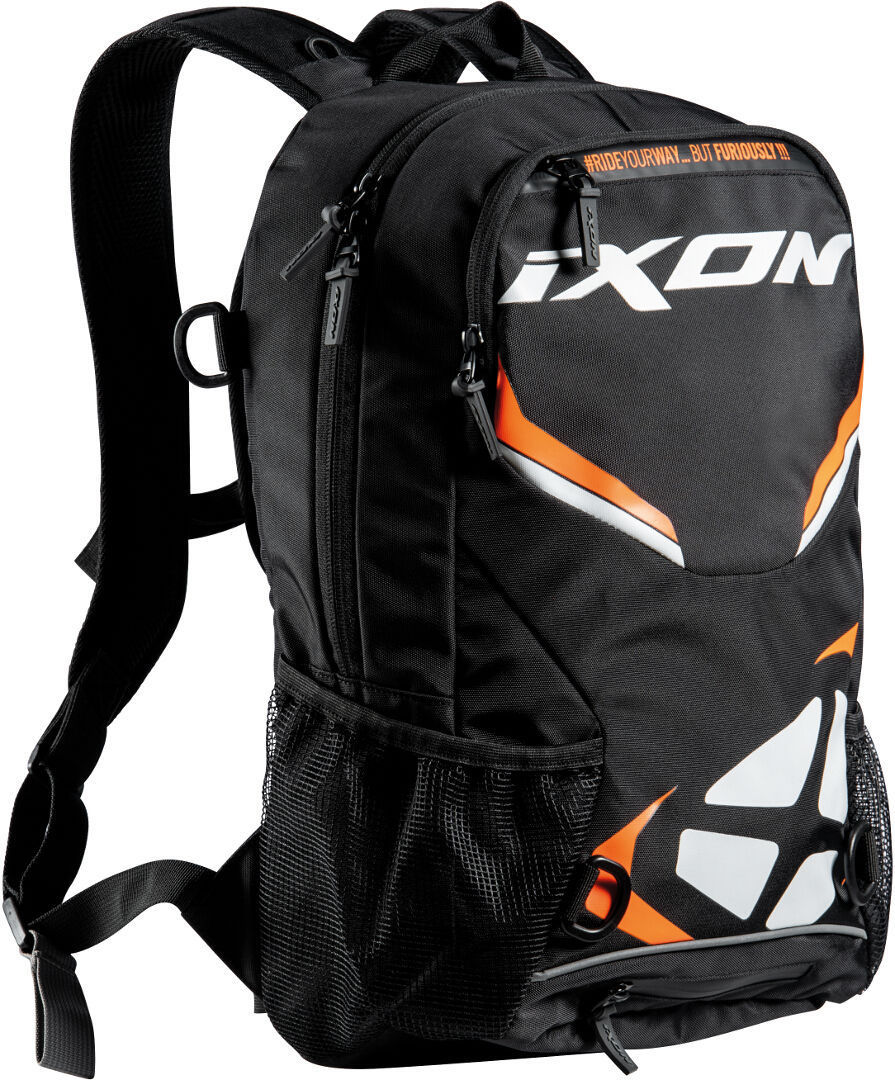 Рюкзак Ixon R-Tension 23, черно-бело-оранжевый