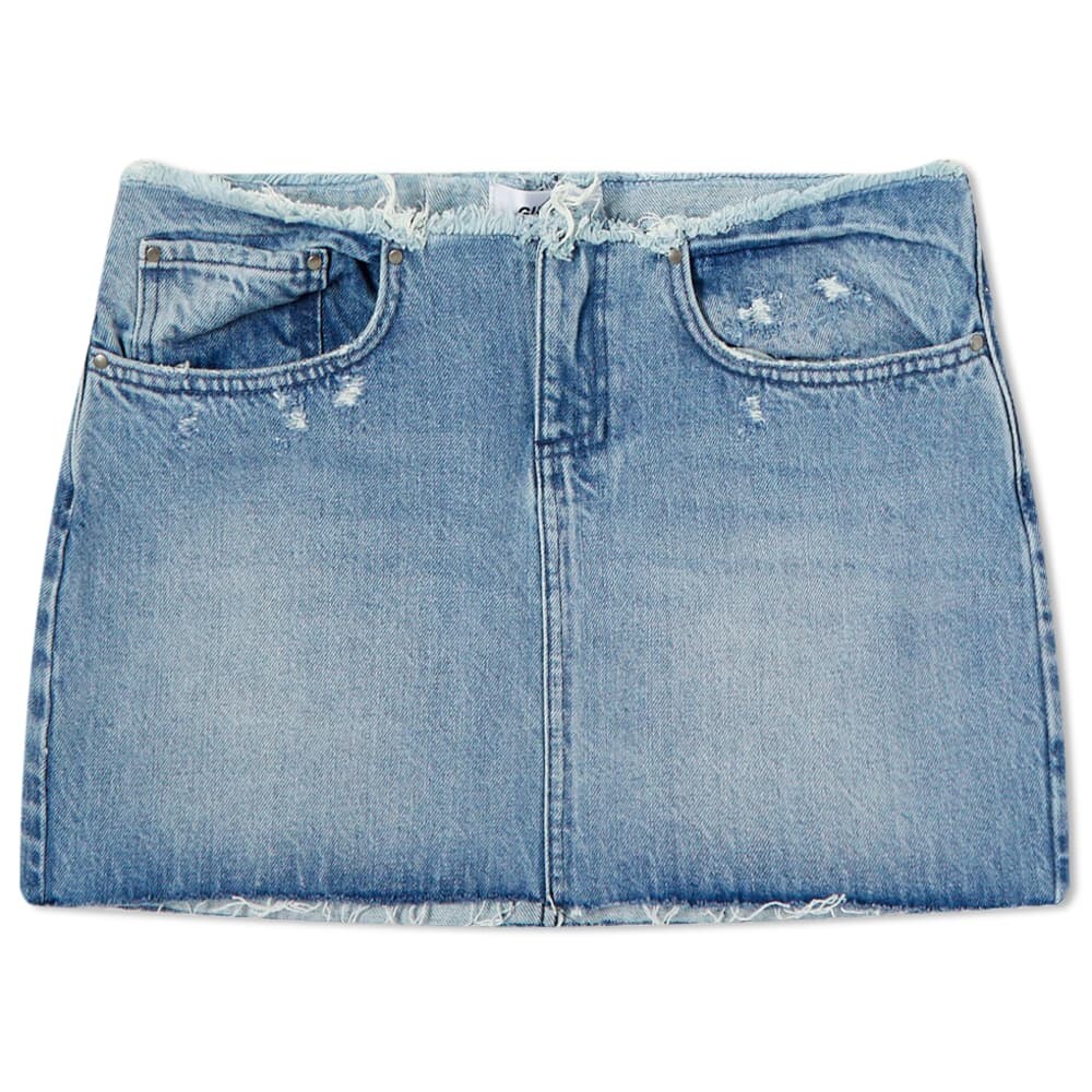 

Юбка Danielle Guizio Low Rise Waistless Denim Skirt