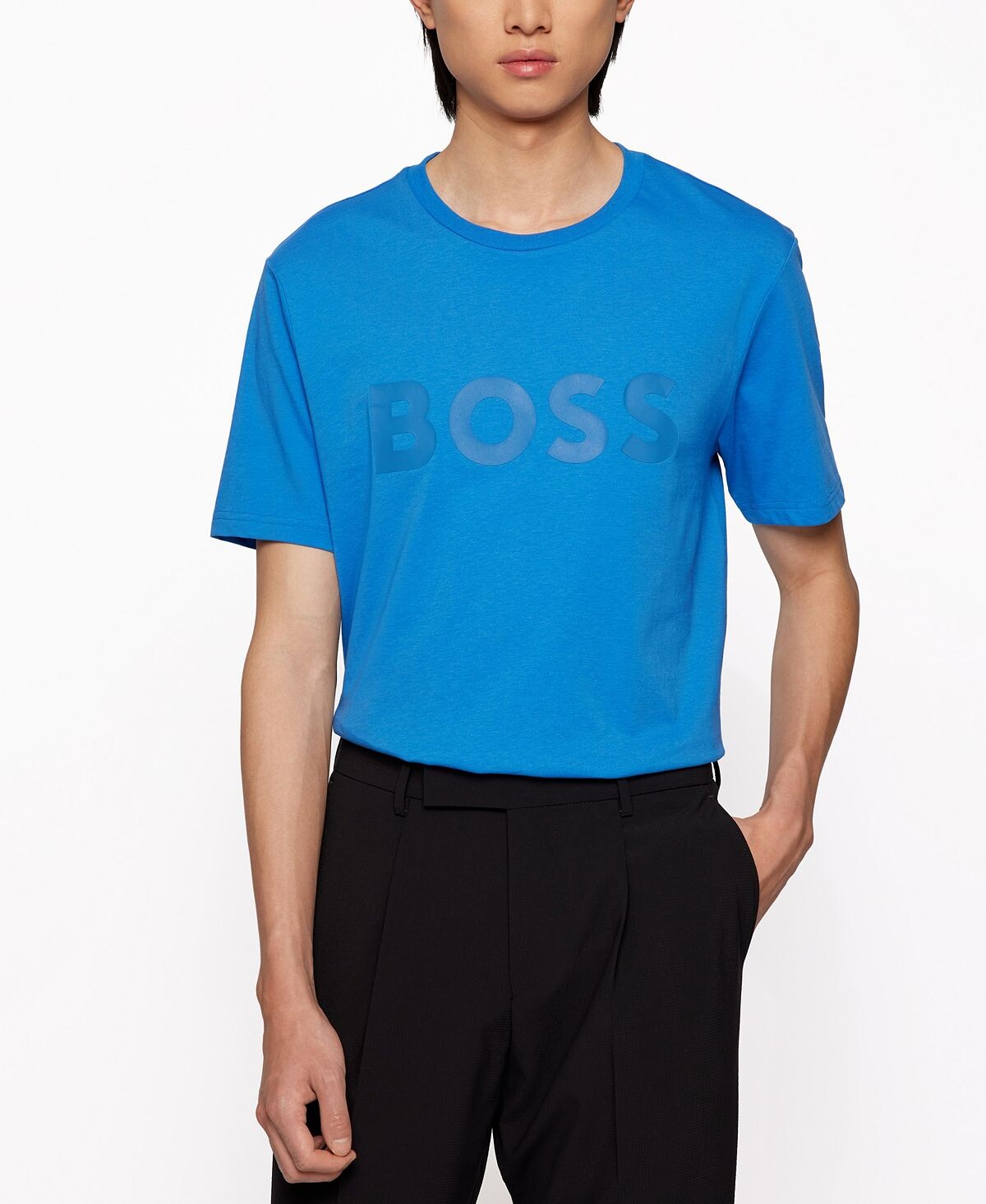 

Мужская футболка boss из смесового хлопка Hugo Boss, мульти
