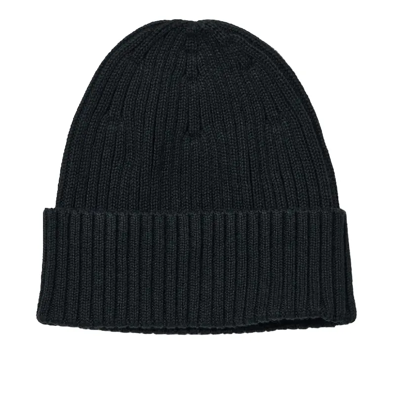 

Шапка Uniqlo Cotton Ribbed, черный