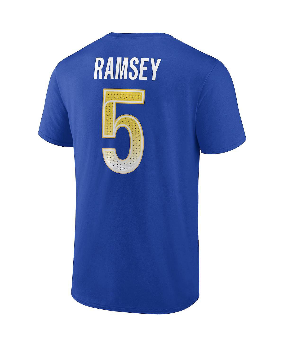 Мужская футболка jalen ramsey royal los angeles rams player icon Fanatics