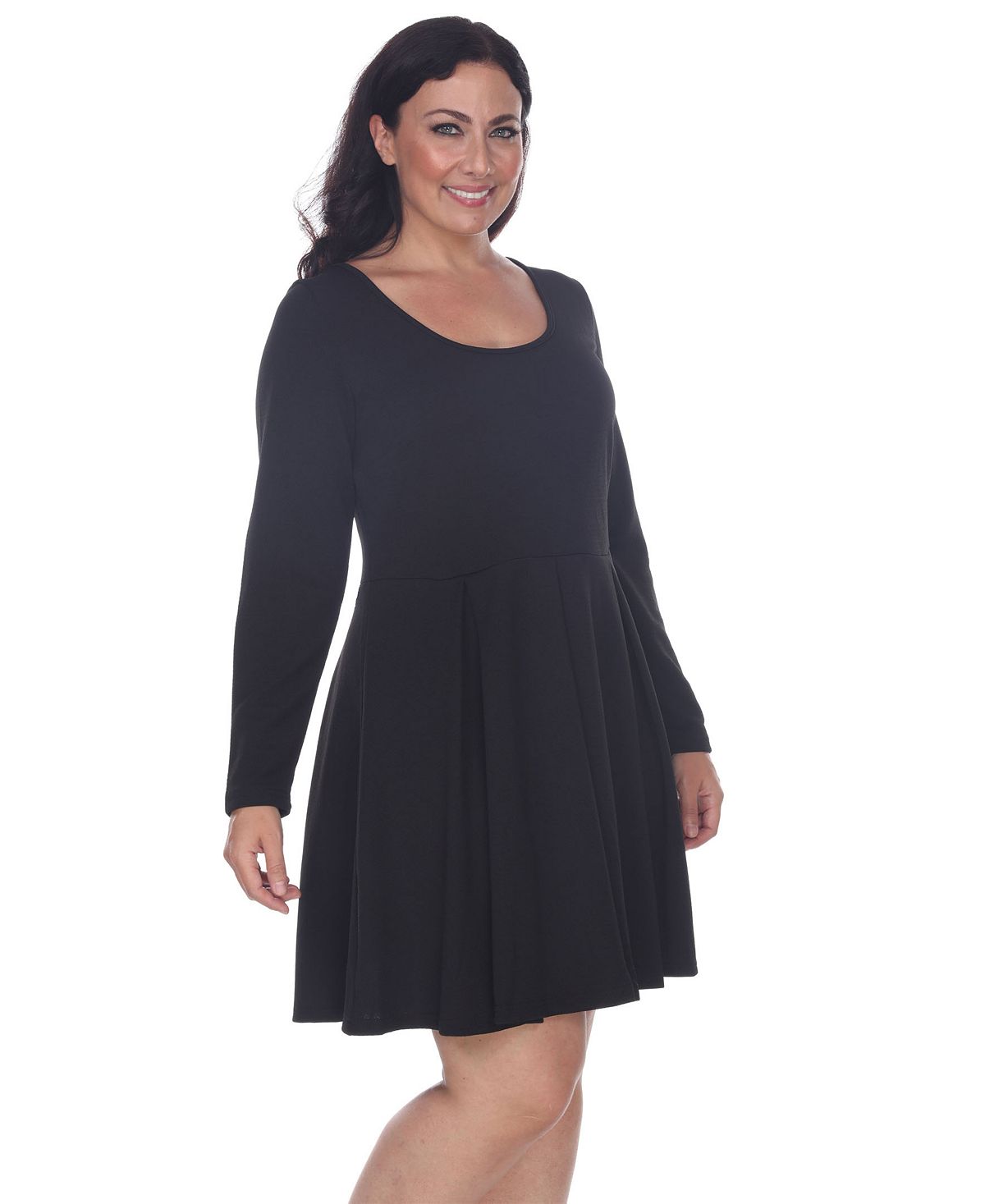 Женское платье больших размеров jenara White Mark, черный цена и фото