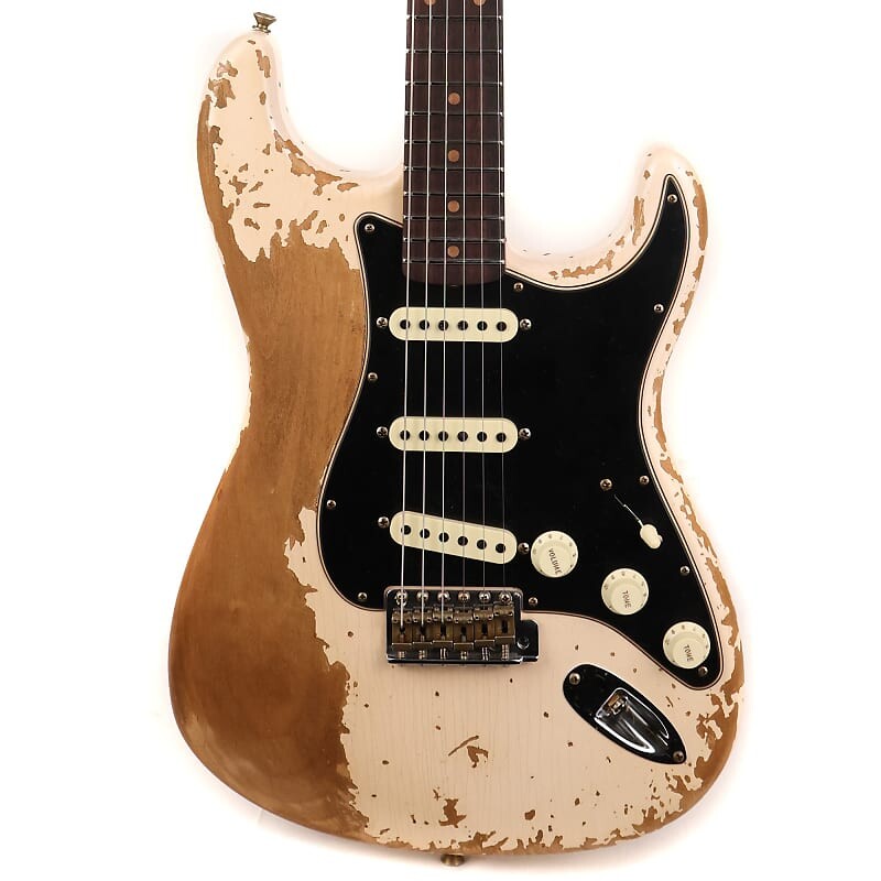 

Fender Custom Shop Poblano Stratocaster Super Heavy Relic Super Faded Aged Shell Pink