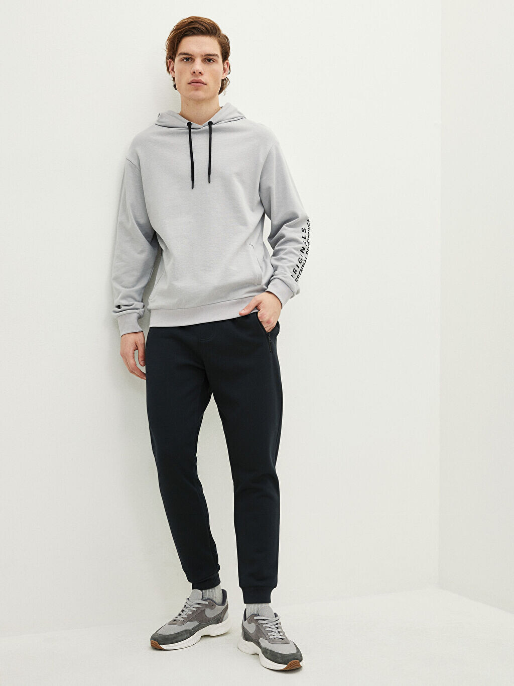 

Мужские спортивные штаны Slim Fit Jogger LCW Casual, антрацитовый